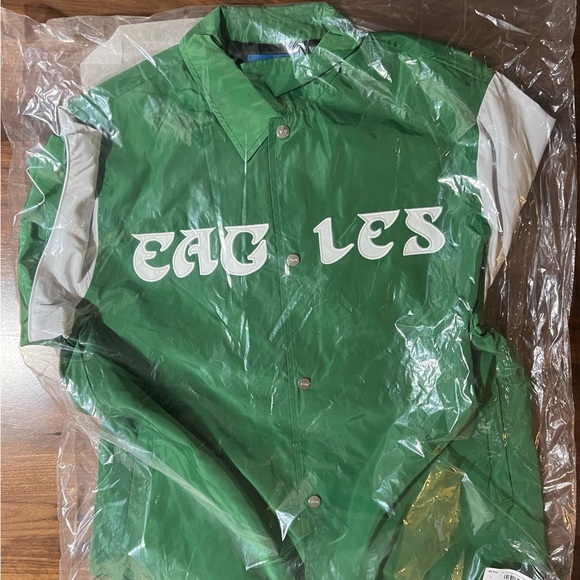 Kith & '47 for the NFL: Eagles Kieran Coaches Jacket in Parrot Men’s Size Large. - Picture 7 of 9